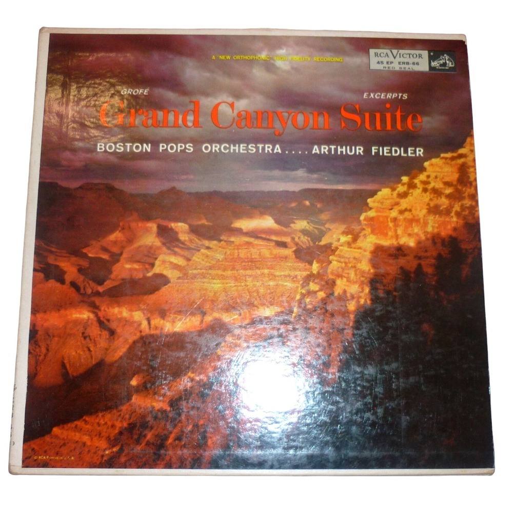 Ferde Grofe Grand Canyon Suite Fiedler RCA Victor 45 EP ERB-66 Disc 2 Only